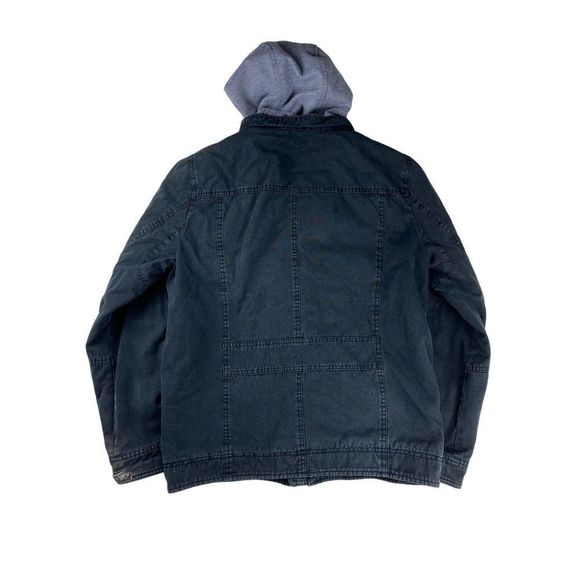 Levis Sherpa Lined Standard Trucker Denim Jean Jacket Size S (Black) - Picture 5 of 6